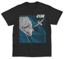 Creative Design C130 Hercules Transport Aircraft Lines Drawing TShirt Summer Cotton Short Sleeve ONeck Unisexs T Shirt New S