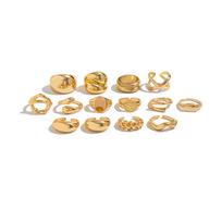 Women Men Universal Irregular Knuckle Joint Ring Set Party Festival Gift 14Pcs/Set Vintage Metal Rings Jewelry Accessories auksas