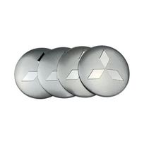 4 vnt. Automobilio ratlankio centro lipdukai Decal Emblema Mitsubishi ASX Ralliart Lancer Cordia Pajero Outlander Eclipse Galant Mirage 56mm dramblio kaulas