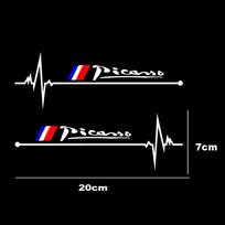 2pcs Car body sticker For Citroen picasso C4 C3 XSARA GRAND Auto Accessories