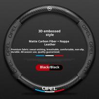 Automobilio vairo apdangalas Opel OPCline Astra Corsa Grandland Insignia Mokka Vectra GTC Tigra Vivaro Zafira Automobilio Aksesuarai juoda