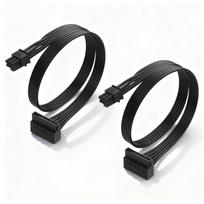 SinLoon Mini 6Pin to SATA Power Cable 2pcs 40cm Adapter for Dell Optiplex Precision HDD SSD DVD CD ROM