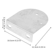 For Truck LED Headlight Anti-Corrosion Trailer Universal Mount Car Headlight 10.5x11.5cm Stainless Steel L-Shape Light Bracket