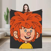 P-Pumuckl Antklodė Kokybiška Šilta Mesti Antklodę Ruduo Vaikams Lauke Patogi Lovatiesė 75x90cm