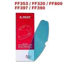 For LS2 FF390 Breaker Full Face Helmet Lens Extra Helmet Visor with Anti-fog Film Holes Only for LS2 FF390 Motorcycle Helmets red