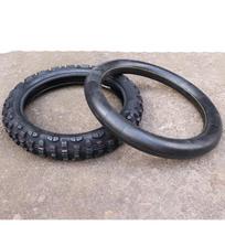 70 / 100-17-19 Rear 90 / 100-14-16 Inch Off-Road Tires with Tubes for Dirt Pit Bike Dirt Bike Motocross Front and Rear Wheels