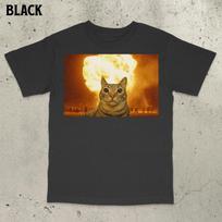 Cat explosion shirt brain rot shirt sarcastic cat virus meme shirt S