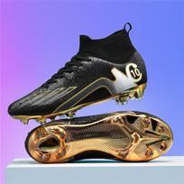 Children'S Football Shoes Men'S Size Game Training 31 Gold-Plated High-Top Sports Shoes Spikes Students 46 Soles 31