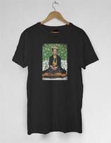 Frida Kahlo Flowers Mens T Shirt - Modern Art Hipster Vintage L