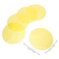 5pcs Color-Changing Film For Lights High-Transparency Self-Adhesive Light Diffuser Sheets Lampshade Stickers Bedroom Living Room geltona