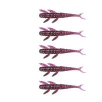 20pcs 7.3cm/1.3g Fishing Lure Laser Glitter Soft TPE Material Soft Bait Temptation Swimming TPE Bait Freshwater Fishing