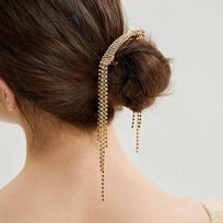 Crystal Drop Auto Pin LFAC0394 Gold