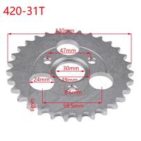 420 24T/26T/29T/31T/35T/37T Motorcycle Accessories Rear Sprocket Monkey Bike Rear Drive Sprocket for Z50A Z50 Z50R Z50J