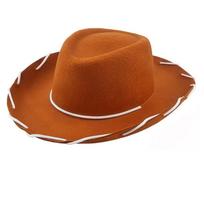 Funny Cowboy Accessory Cowboy Hat Performance Cosplay Costume Felt Princess Hat Prop Dress-up Adjustable Cowgirl Hat Men ruda