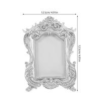 Vintage Resin Picture Frame Decorative Mini Retro Home Decor European Style Photo Holder for Tabletop Picture Frame for Home sidabras