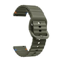 18mm 22mm Strap for Xiaomi Watch S4/S3/S2/S1/Color 2 Smartwatch Silicone Sport Belt Bracelet Correa for Xiaomi watch 2 Pro Band 18mm watch strap tamsiai žalia spalva