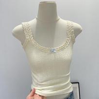 Exquisite Sweet & Spicy Lace Camisole for Women - Summer Fresh Pure Desire Top XL abrikosas