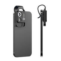 Profesionalus skaitmeninis 200X mikroskopo objektyvas mobiliesiems LED apšvietimo lempa mikro kišeninis supermakro objektyvas iPhone Samsung telefonams