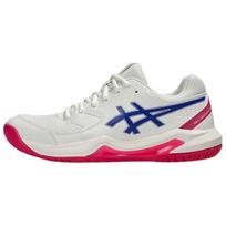 Asics Gel-Dedicate 8 Wide Versatile Comfortable Tennis Shoes Women Sneakers White Blue Pink 1042A235-105 37.5