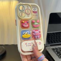 Monster Big Mouth Phone Case for IPhone16/15promax Cartoon 14 Anti-fall 13 Creative 12 Advanced 11 For  Apple 16E