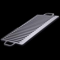 ZISIZ Cast Iron Reversible Grill & Fry Pan