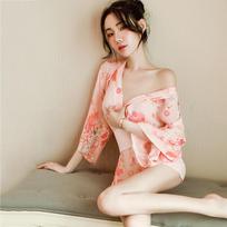 Sexy Japanese kimono passion underwear bed bed seduction set pajamas robe hot uniform women's underwear One size fits all