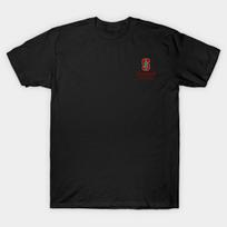 Men Black Print T-shirt Stanford No-Cut Transfer Paper Print Cotton Tshirt M juoda