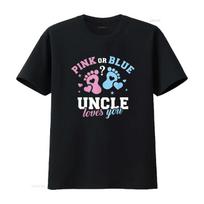 Gender reveal uncle T Shirt vintage Washed Versatile Breathable designer clothes Comfortable Soft Stretched Slightly streetwear S juoda