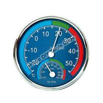 Pointer Thermometer Thermohygrometer Hygrometer Indoor Outdoor 2 In 1 Wall-mounted Desktop Temperature Humidity Meter Household mėlyna