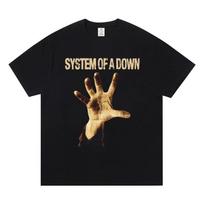 System of A Down Band Short Sleeve Tshirt World Rock Europe American Metal SOAD Fashion Casual Unisexs and Womens Tshirts S