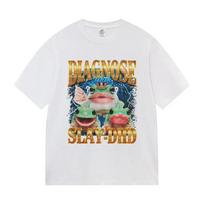 Bestselling funny frog emoji Tshirtcute and humorous style shortsleeve Tshirtrendy and loosefitting top S
