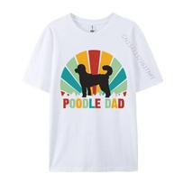 Retro pudelio tėtis Juokingas pudelis Tėčių marškinėliai Spausdinti marškinėliai Patogūs Kvėpuojantys Atsitiktiniai Madingi Marškinėliai Unisex Gatvės apranga S