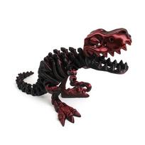 3D spausdintas drakono rinkinys, rankdarbių modelis, dekoracija, fidget žaislas, besisukantis tiranozauro reksas, skeletas, dinozauras, dovana vaikams gimtadieniams 15CM