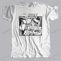 Unisex crew neck Summer black t shirt The Rezillos Cold War Punk Rock Retro new cotton Unisex oneck tee shirt drop shipping S