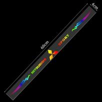 1PC Laser Colorful Reflective Car Sticker Glass Body Decal Car Decor Accessories for Mitsubishi Lancer EX Outlander Ralliart