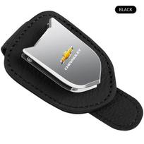 Car Glasses Clip Metal Auto Sun Visor Eyeglass Holder for Chevrolet Silverado Impala Malibu Equinox Cruze Camaro Blazer Aveo juoda