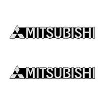 2/4Pcs 3D Aluminum Car Audio Speaker Decorate Badge Sticker Auto Accessories for Mitsubishi Eclipse Lancer I200 Outlander Pajero