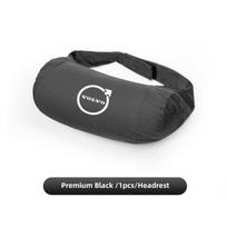 Car Suede Headrest Lumbar Pillow Breathable Memory Foam For Volvo Rdesign Polestar AWD V50 S60 XC60 XC40 XC90 V60 S80 S90 V90