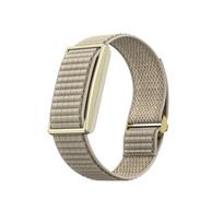 Nylon Sport Band Loop Design Adjustable Fitness Tracker Strap Breathable Replacement Wristband for Polar Loop for Men Women L smėlis