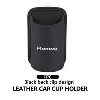 Leather Car Seat Cup Holder Hang Drink Storage Box Accessorie For Volvo XC60 XC90 S60 S80 V60 C70 S40 C30 V90 V60 C40 XC40 V70