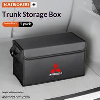 For Mitsubishi ASX Colt L200 Lancer Outlander Pajero Ralliart Car Trunk Foldable Storage Box Large-Capacity Stowing Tidying Bag juoda