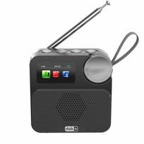 DAB/DAB+ Radio with Bluetooth 5.0, Portable Digital Radio with FM, Colour Display, MicroSD Card Slot, Alarm Clock & Timer, Rechargeable