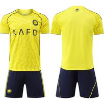 2526 Al Nassr Jersey: Ronaldo No. 7 & Mane No. 10 Football Kit for Adults & Children - New Style Size 18