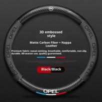 Automobilio vairo apdangalas Opel OPCline Astra Corsa Grandland Insignia Mokka Vectra GTC Tigra Vivaro Zafira Automobilio Aksesuarai juoda