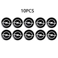 10Pcs For Opel OPC Astra K Vivaro Corsa Zafira Insignia Vectra Car Key Remote Control Sticker Badge Decoration Auto Accessories