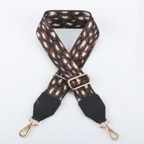 Fashion Polyester Shoulder Sling Bag Belt Leopard Print Adjustable Replacement Strap 5cm Wide Shoulder Belt Bag