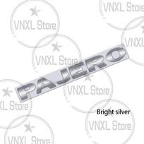 Car-Styling For Mitsubishi Pajero Letter 3D Metal Stickers Ralli Art Car Trunk Body Emblem Auto Lettering Decals Accessories