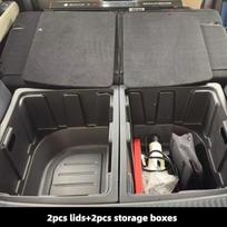 For Chevrolet Spark EUV Baojun Yep Plus 2025 2026 Car Organizer Box Rear Trunk Storage Box Front Cargo Dustproof Luggage Storage