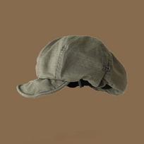 Asymmetric Cloud Beret Cap Street Style Women Artist Hat Casual Retro Octagonal Hat  Women žalia
