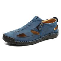 2025 Men's Breathable Stitching Sandals - Outdoor Casual, Wear-Resistant, Large Size Beach Shoes 40